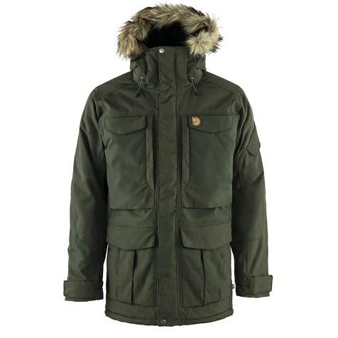 Fjallraven Nuuk Parka Hungary - Zöld Kabát Zöld VOZ792183